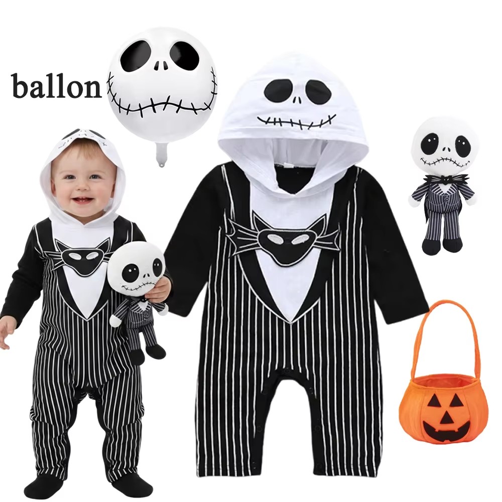 Baby Clothing Boy - بدلة رومبر للأطفال الصبيان بقلنسوة، زي