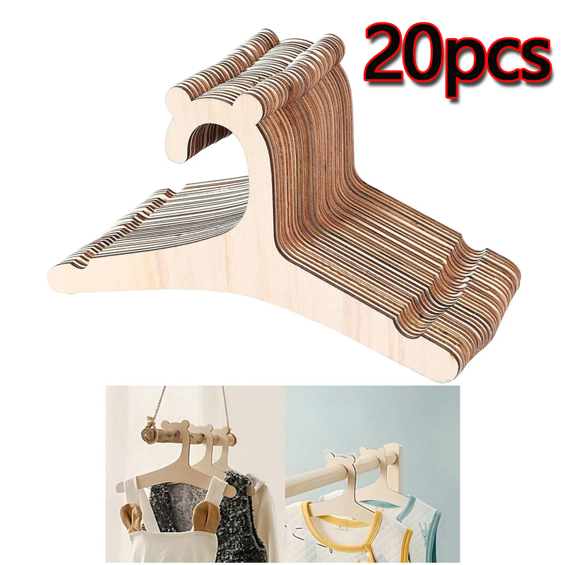 Baby Clothing Hanging Rack - 5/10/20/50 قطعة رف ملابس الطفل لطيف