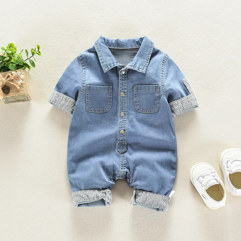 Baby Overall Denim - DIIMUU ملابس أطفال أولاد ملابس أطفال