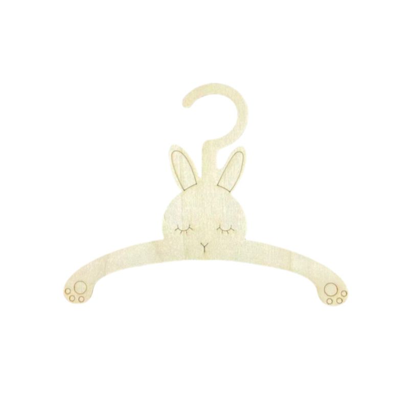 Baby Clothing Hanging Rack - 20 قطعة من شماعات الملابس الخشبية