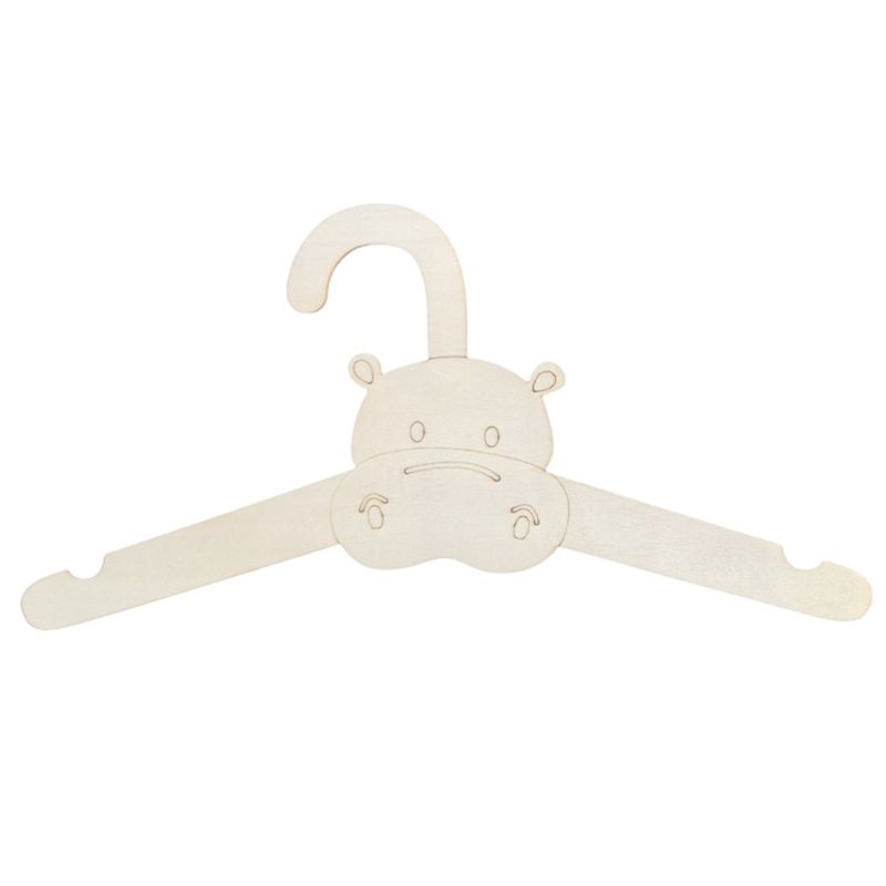 Baby Clothing Hanging Rack - ABJI-20 قطعة شماعات ملابس خشبية لطيفة