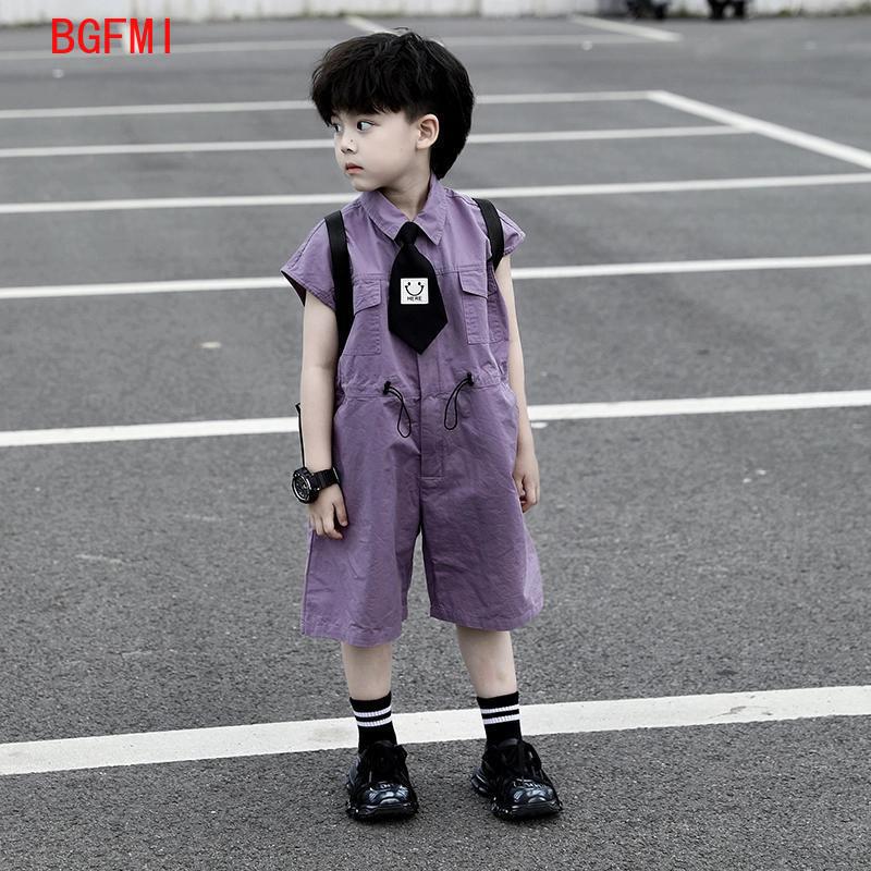 Baby Clothing Boy - أطفال الصيف السراويل وزرة كابري الفتيان