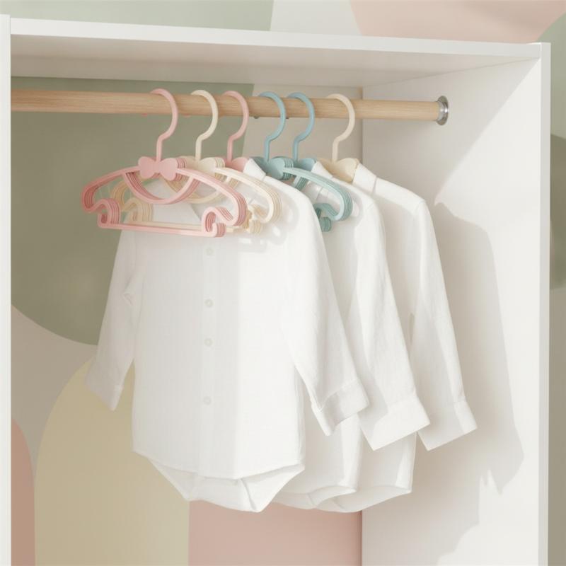 Baby Clothing Hanging Rack - مجموعة من 12 قطعة من شماعات