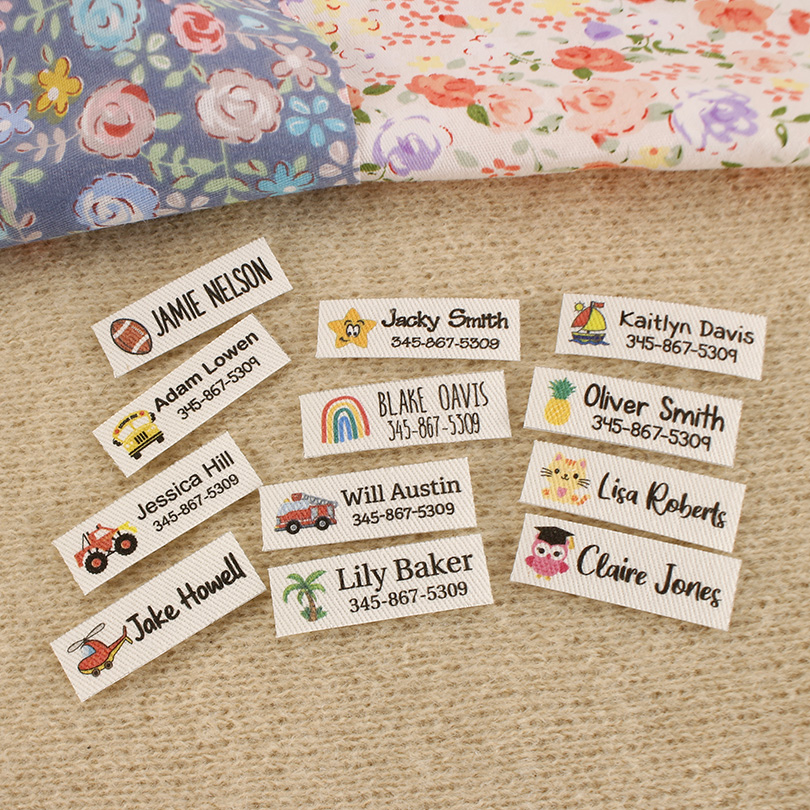 Baby Clothing Labels - ملصقات كي مخصصة، ملصقات مدرسية، أسماء