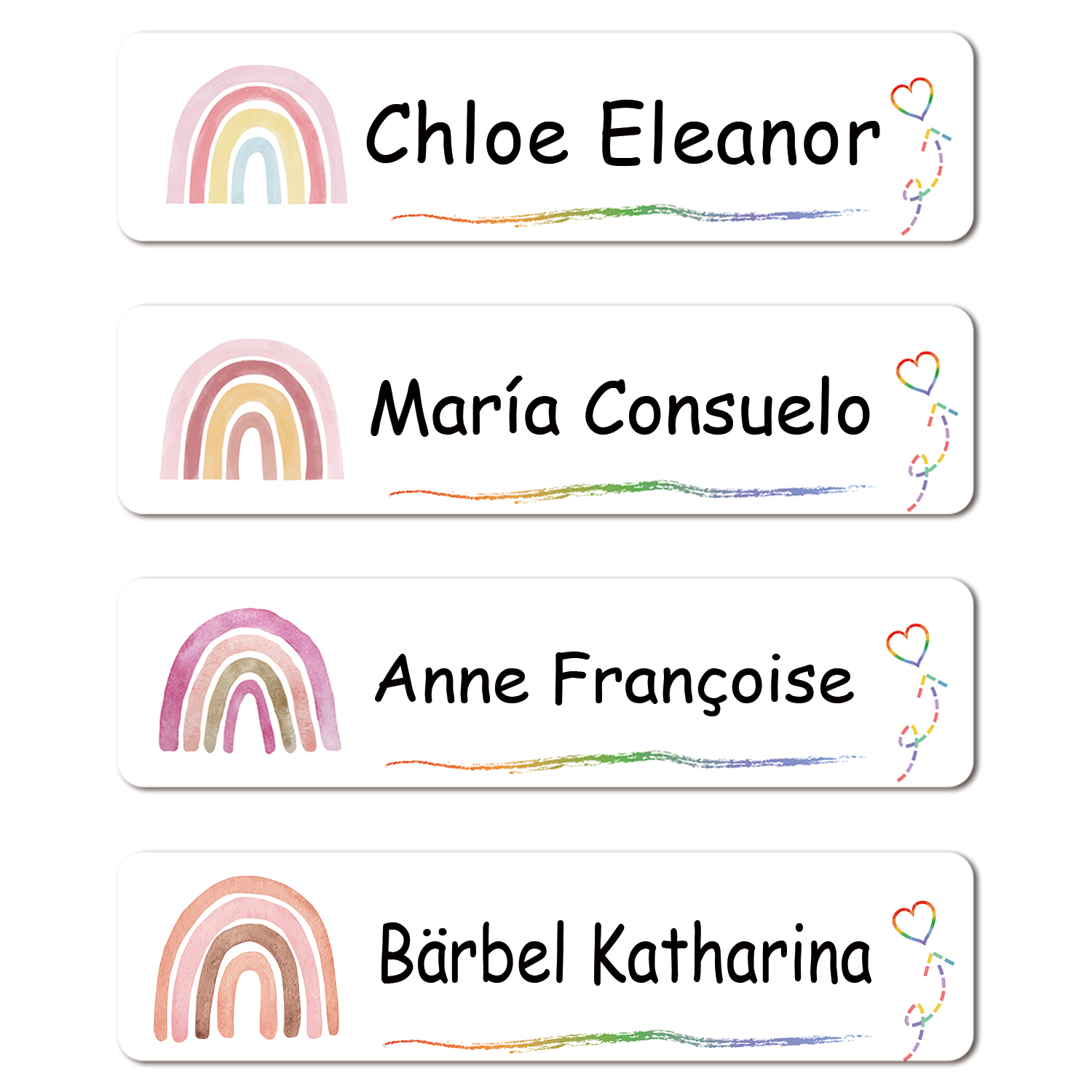 Baby Clothing Labels - 80/160/240 قطعة ملصقات أسماء مخصصة، ملصقات