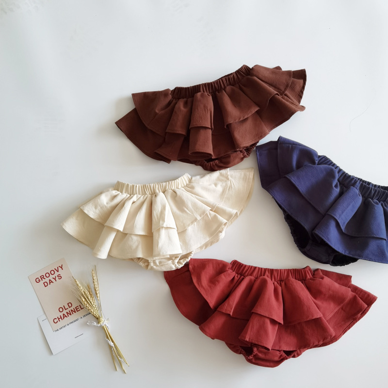 Baby Clothing Layers - طبقات مزدوجة الكشكشة الدانتيل تنورة الطفل