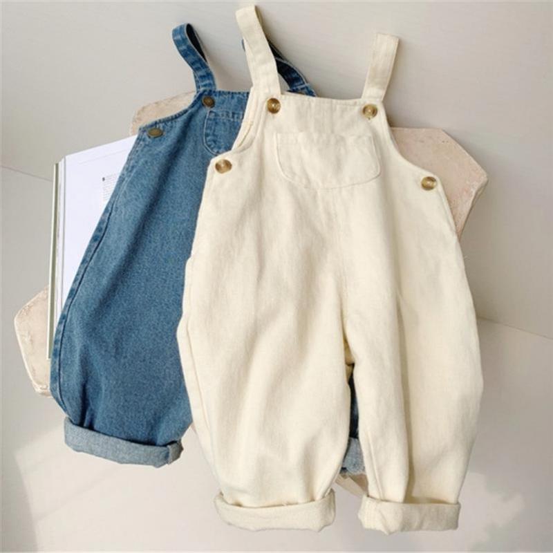 Baby Overall Denim - سروال جينز للأطفال ، وزرة ،