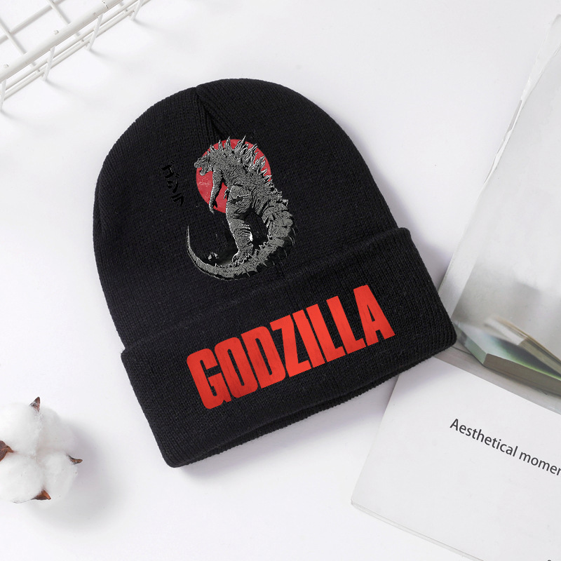 Baby Clothing 1 Year Old - Godzilla محبوك قبعة الشتاء الربيع كول