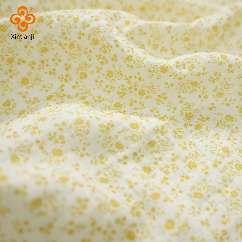 Baby Clothing Yellow - 135x50 سنتيمتر مزدوجة كريب الشاش النسيج