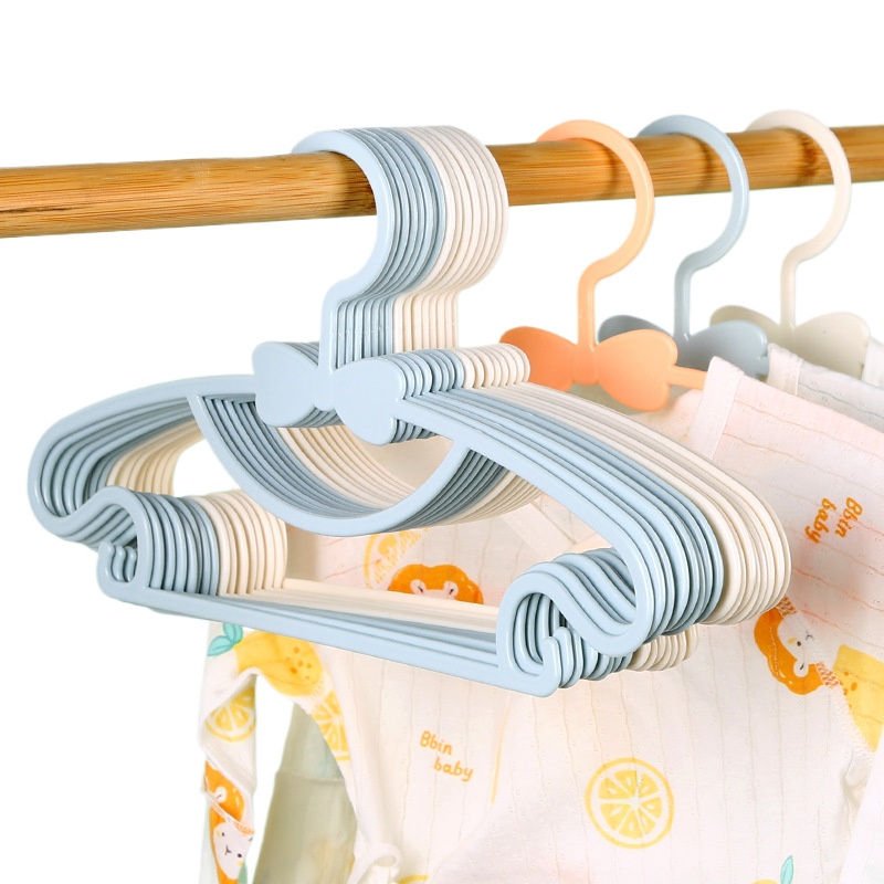 Baby Clothing Hanging Rack - 5-50 قطعة شماعات الطفل البلاستيك الاطفال