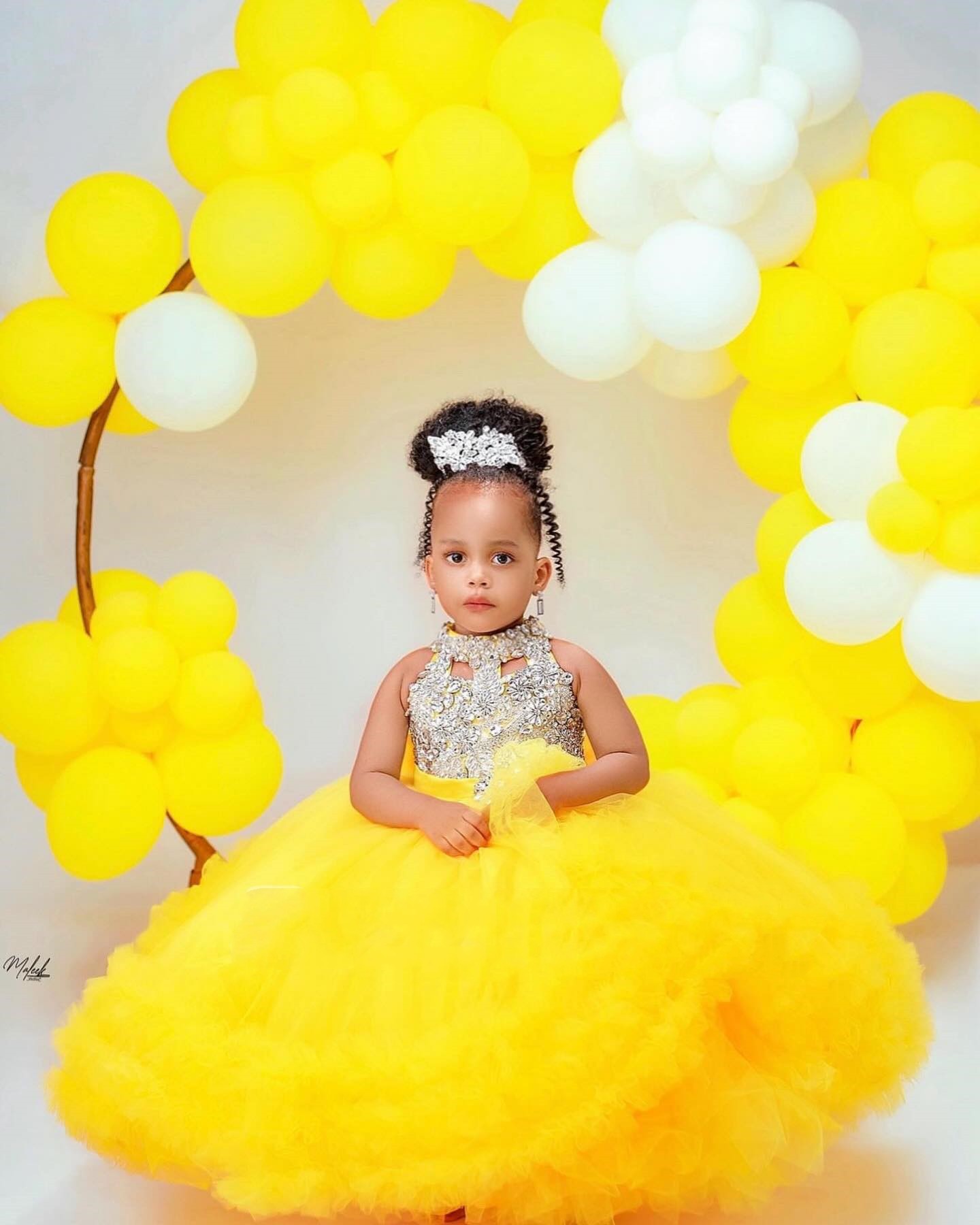 فستان فتاة الزهور الصفراء الرا - مراجعة Baby Clothing Yellow وسعره