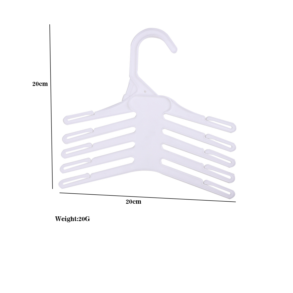 20 قطعة من علاقات الملابس البل - مراجعة Baby Clothing Layers وسعره