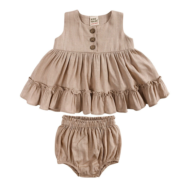 القطن الكتان طفل الفتيات الملا - مراجعة Baby Clothing Layers وسعره