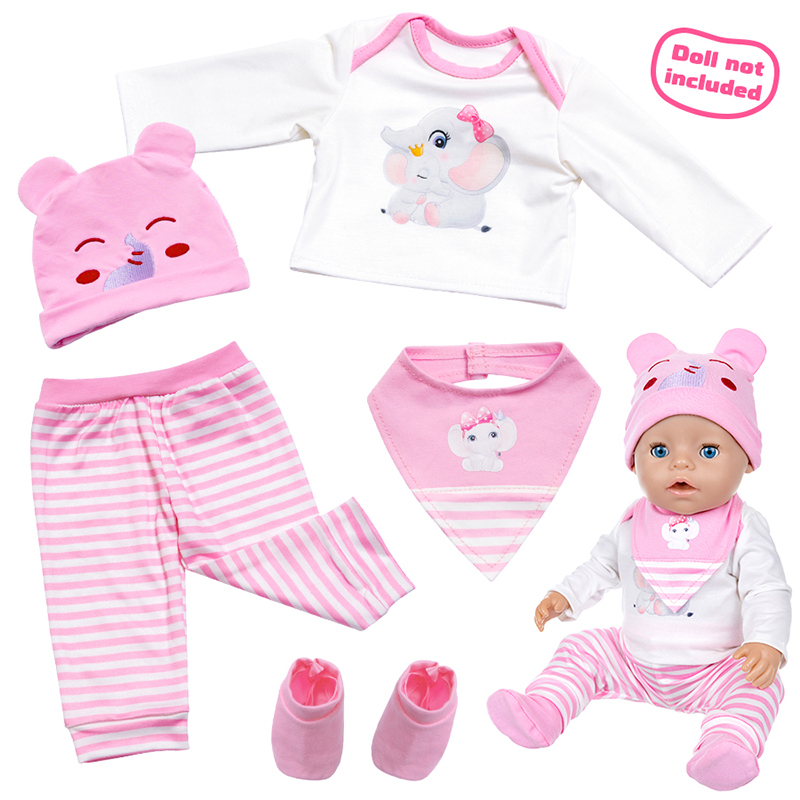 مجموعة ملابس للدمى مقاس 16-18  - مراجعة Newborn Gift Set وسعره