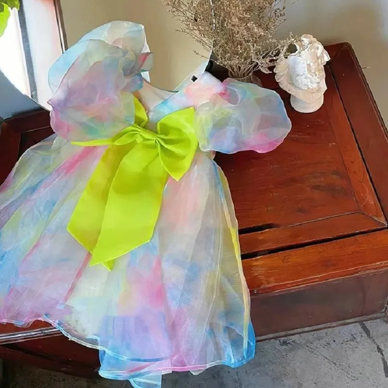 فستان بناتي صيفي ملابس أطفال 2 - مراجعة Baby Clothing Yellow وسعره