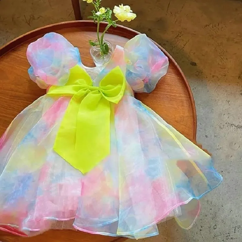 فستان بناتي صيفي ملابس أطفال 2 - مراجعة Baby Clothing Yellow وسعره