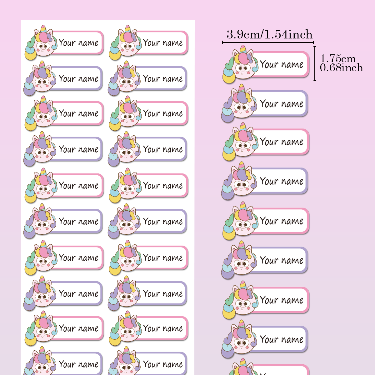 180/120/60 قطعة من ملصقات الأس - مراجعة Baby Clothing Labels وسعره