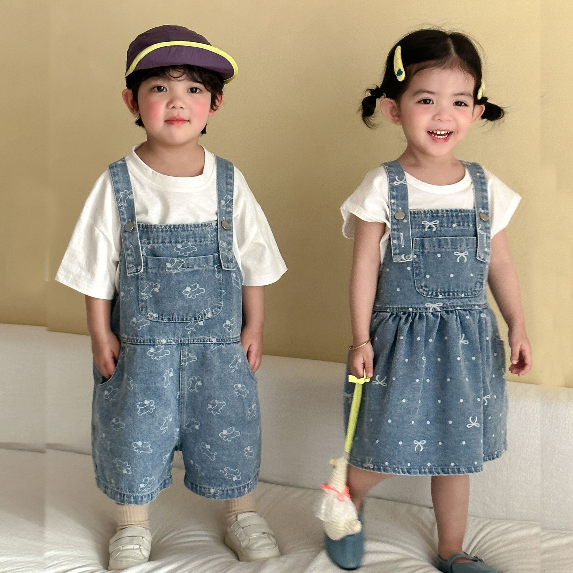 أوفرول جينز جديد للأطفال صيف 2 - مراجعة Baby Overall Denim وسعره