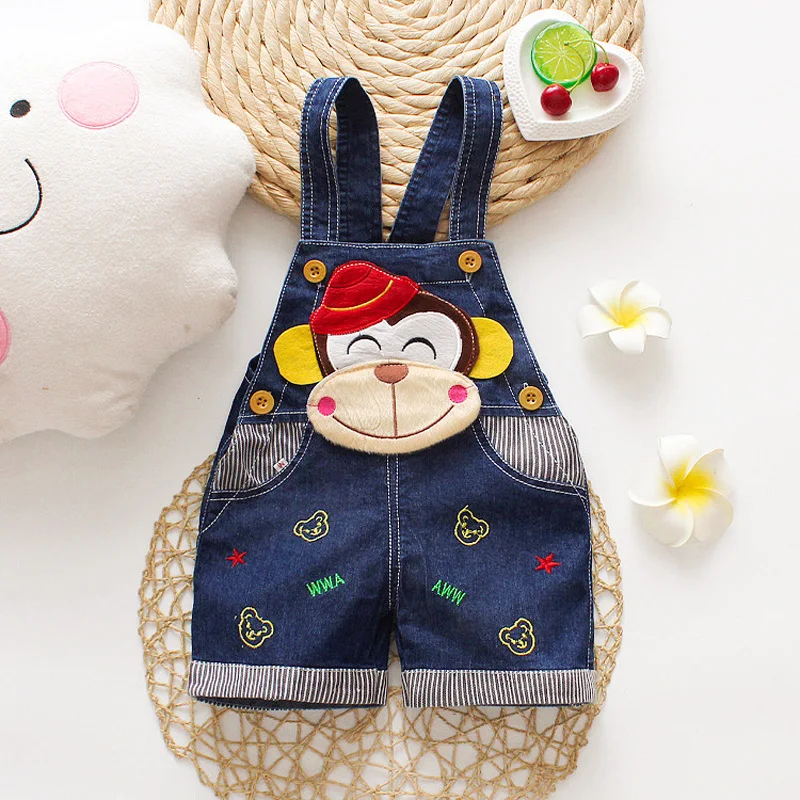 IENENS الصيف رقيقة الكرتون الس - مراجعة Baby Overall Denim وسعره