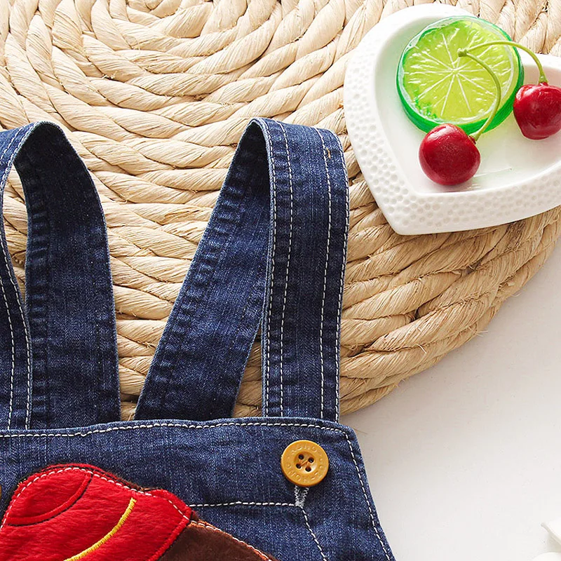 IENENS الصيف رقيقة الكرتون الس - مراجعة Baby Overall Denim وسعره