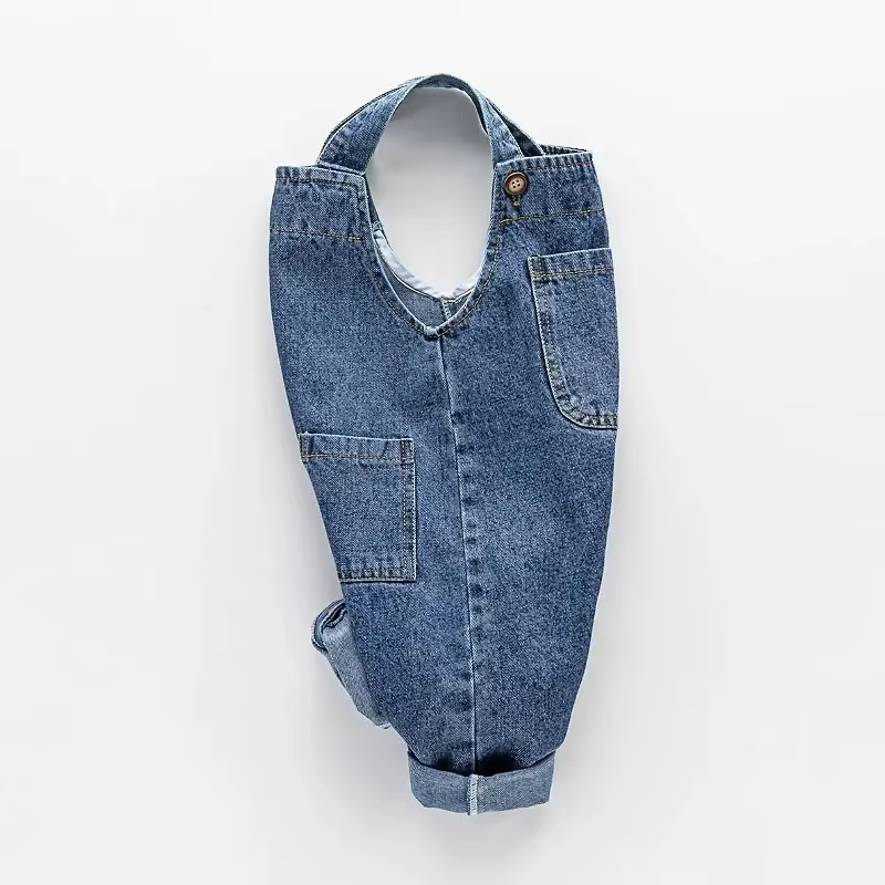 الربيع والخريف جديد للأطفال وز - مراجعة Baby Overall Denim وسعره