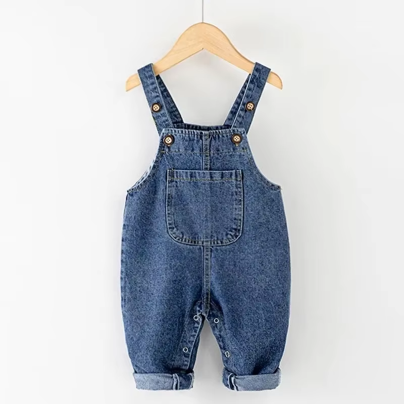 الربيع والخريف جديد للأطفال وز - مراجعة Baby Overall Denim وسعره