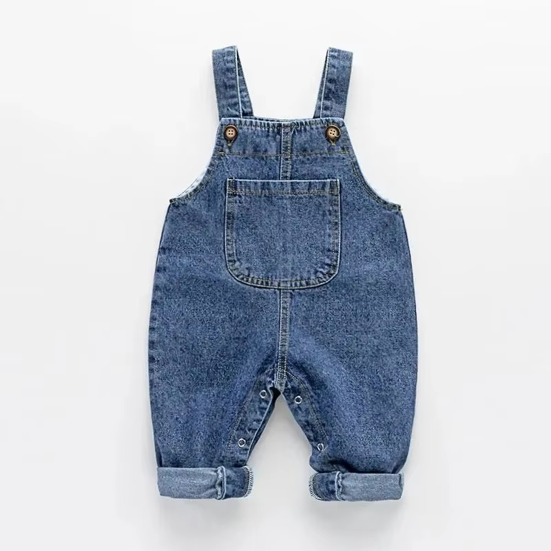 الربيع والخريف جديد للأطفال وز - مراجعة Baby Overall Denim وسعره
