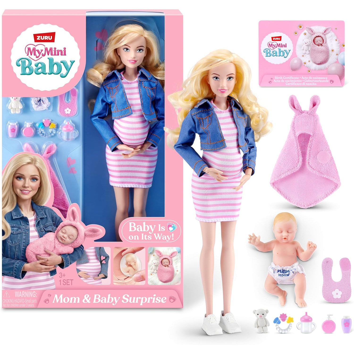 دمية زورو ماي ميني بيبي الحامل - مراجعة Newborn Gift Set وسعره