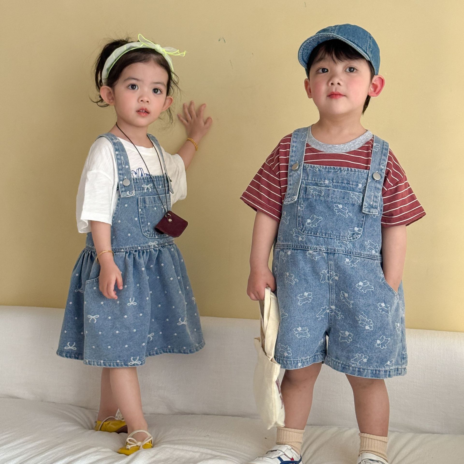 أوفرول جينز جديد للأطفال صيف 2 - مراجعة Baby Overall Denim وسعره