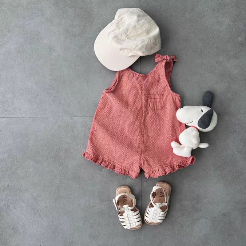 رومبير صيفي للبنات مع مريلة وش - مراجعة Baby Clothing 1 Year Old وسعره