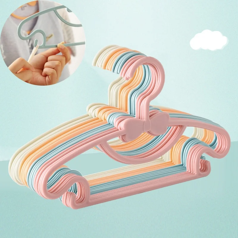 5-50 قطعة شماعات الطفل البلاست - مراجعة Baby Clothing Hanging Rack وسعره