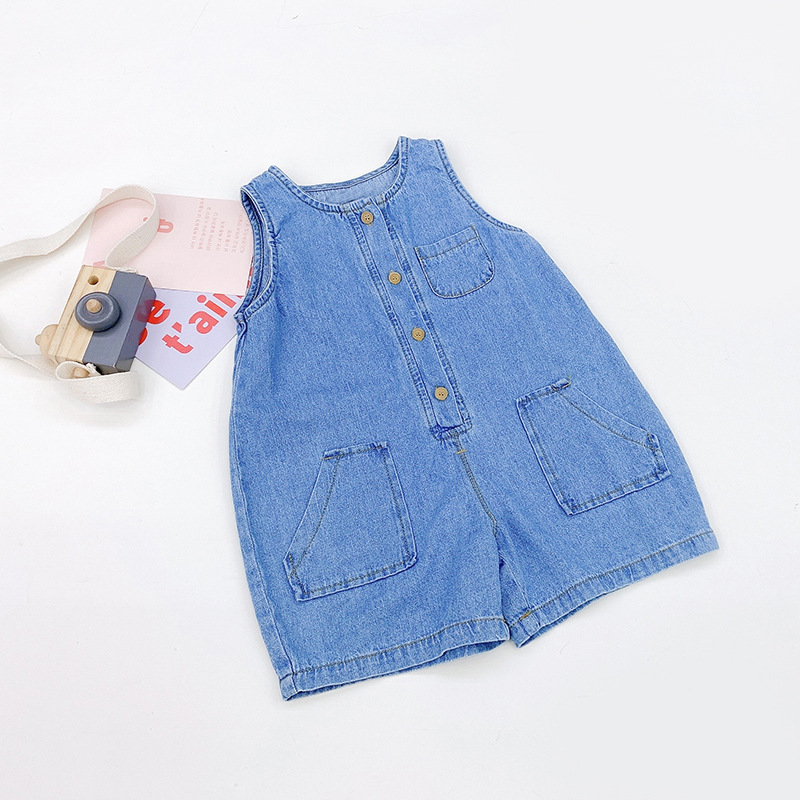 رومبير دنيم صيفي للأطفال على ا - مراجعة Baby Overall Denim وسعره